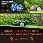 Yard Force – kosiarka automatyczna SA650B z czujnikami przeszkód i podnoszenia do trawników o powierzchni do 650 m² Pomarańczowa – Image 4