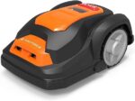 Yard Force Kosiarka automatyczna SA900ECO, odpowiednia do trawników o powierzchni do 900 m², funkcja koszenia krawędzi, czujnik deszczu i silnik bezszczotkowy, 28 V, czarno-pomarańczowa