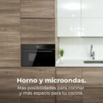 Cecotec Kuchenka mikrofalowa do zabudowy 60x40cm Bolero Hexa MW703800 Glass Black. 1450W, 34L, funkcja mikrofalowa, grill, rozmrażanie, menu automatyczne, szybkie gotowanie,… – Image 3