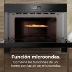 Cecotec Kuchenka mikrofalowa do zabudowy 60x40cm Bolero Hexa MW703800 Glass Black. 1450W, 34L, funkcja mikrofalowa, grill, rozmrażanie, menu automatyczne, szybkie gotowanie,… – Image 5