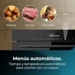 Cecotec Kuchenka mikrofalowa do zabudowy 60x40cm Bolero Hexa MW703800 Glass Black. 1450W, 34L, funkcja mikrofalowa, grill, rozmrażanie, menu automatyczne, szybkie gotowanie,… – Image 7